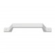 ALUMINIUM HANDLE WITH EXTERNAL SCREWS / WHITE